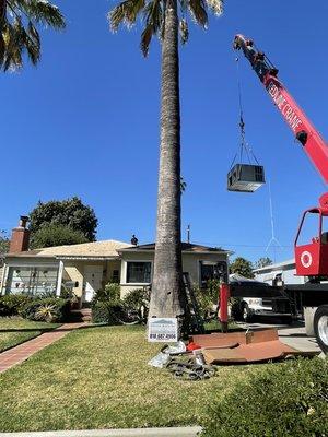 Roof replacement and HVAC replacement in Burbank