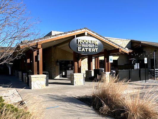 Restaurant Exterior and Two Patios