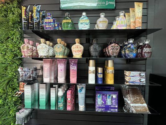 Lotions, eyewear, teeth whitening, sunless tanning products!