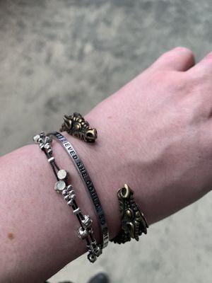 Bought the dragon bracelet here