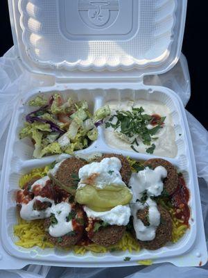 Falafel plate