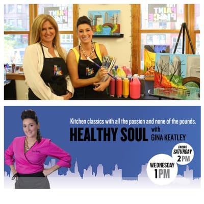 Healthy Soul with Gina Keatley visits The Paint Place. Be Fearless, Be Full