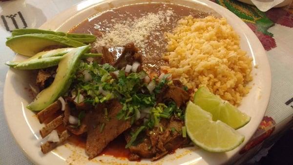 Barbacoa plate