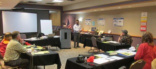 We enjoyed a great group of candidates in our recent Pistol Instructor Course