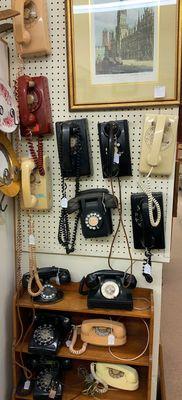 Old telephones