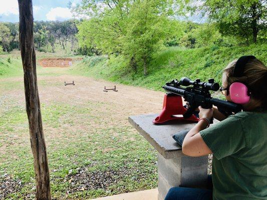 100 yard Rifle Range