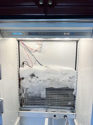 Sub Zero Refrigerator. Automatic Defrost Problems