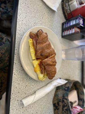 Breakfast croissant