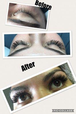 Glamor ! With thicker and fuller lashes all over.