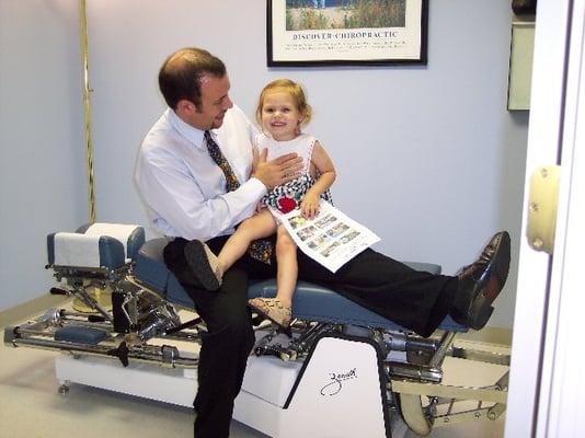 We love kids!  Kids have spines and nervous systems, and therefore love chiropractic too!