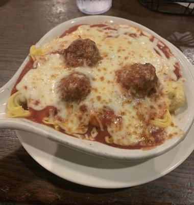 Baked Tortellini with Meatballs