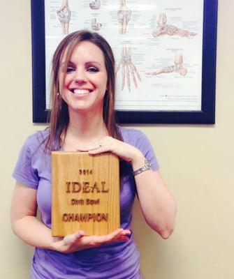 Congratulations to Jennifer Rodgers,  PT, DPT, on winning our 1st Annual Chili Bowl!