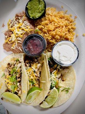 Chicken tacos