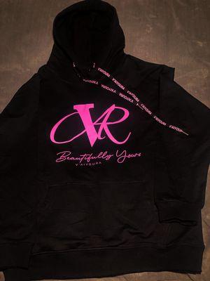 Signature V'AIYOURA Black and pink hoodie