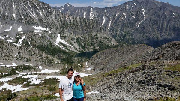 So happy to have my tent from BBT waiting for me at Blue Lake.  Thunderstorm was close on our heals!