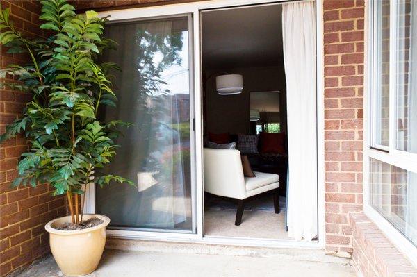 Enjoy the outdoors right from home on your private patio or balcony.