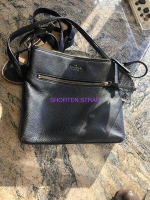 SHORTEN PURSE STRAP