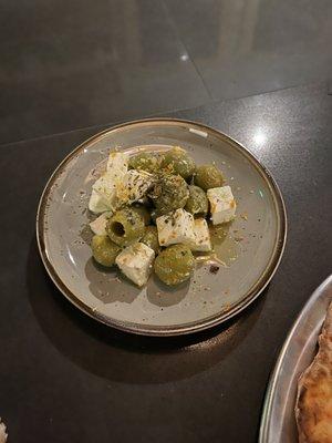 Olives and feta