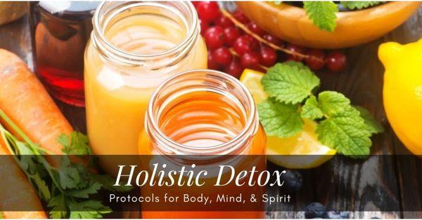 We've found that most people think a Holistic Detox is all about food. While what you eat is very important, there is so much more involved.