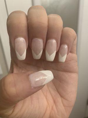 Example of bad nails.