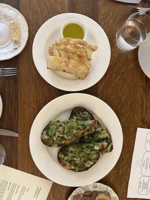 Bruschetta and Focaccia Bread