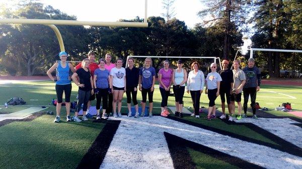 Coach Janel with the Palo Alto Empowerfit Class in 2016