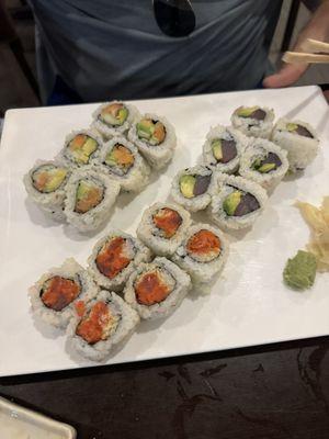 RS24. Alaska Sushi Roll RS20A. Tuna Avocado Sushi Roll RS22. Spicy Tuna Sushi Roll