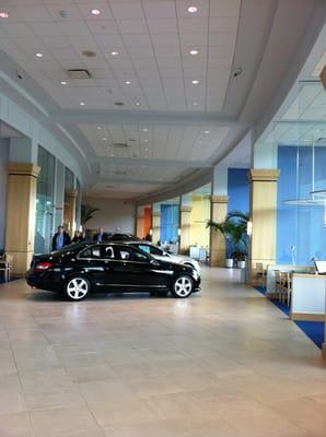 Showroom at Mercedes-Benz of West Chester