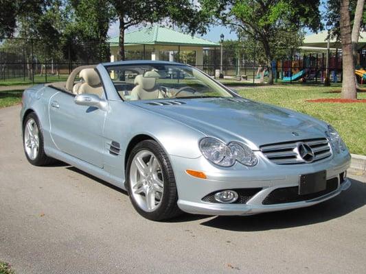 New Inventory! 2007 Mercedes SL550 Sport with only 20k miles!