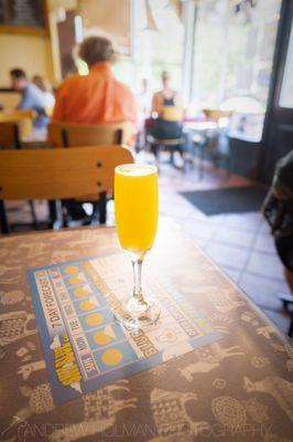 one of the best mimosas I've ever had, the OJ was stellar!