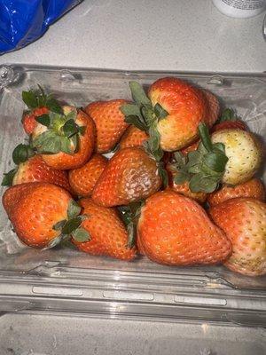 Mold on strawberries