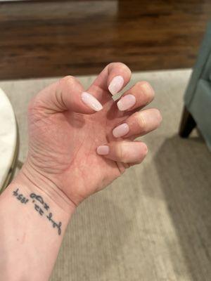 Two color dip and incredible cuticles!