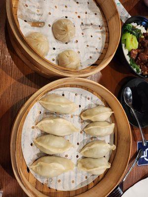 Steamed Soup dumplings- Shanghai and Crab/Pork