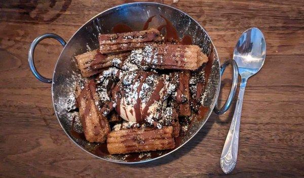 Churro sundae