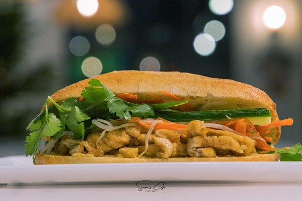 Seasoned Tofu Banh Mi