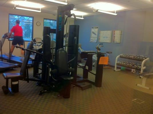 Fitness room...$20/mo, $3/day