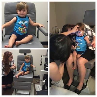 Even little ones can get their eyes checked!