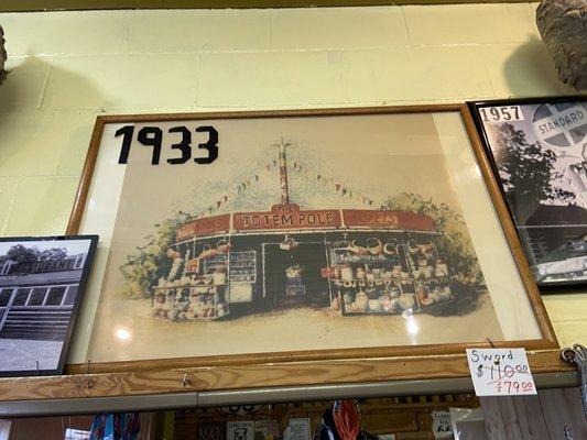 One of many photos of their store throughout history.