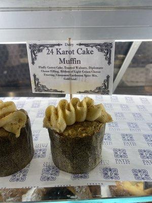 Carrot cake muffin