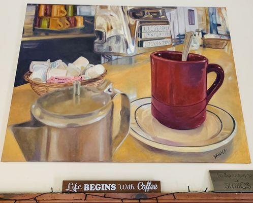 " Life Begins With Coffee"