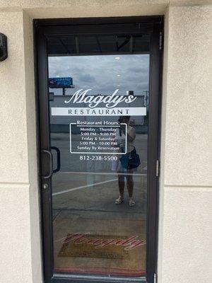 Entrance into Magdy's