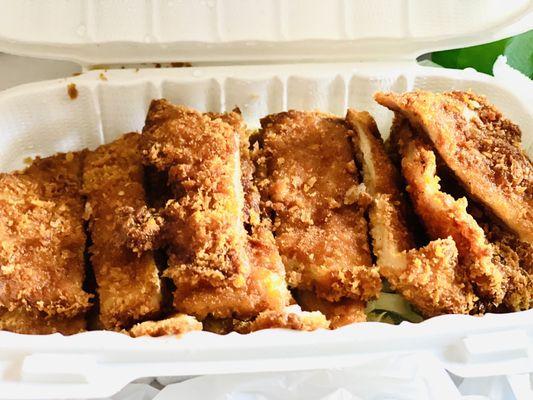 Chicken Katsu! My favorite with the sauce!