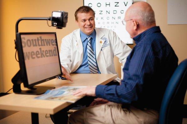 Visual rehabilitation helps people with impaired vision to maximize their functional vision skills and lead more independent lives.