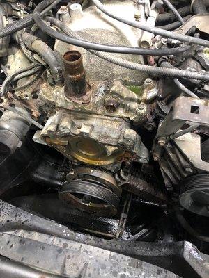 Timing cover replacement on Dodge Durango