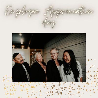 Happy Employee Appreciation team to this crew +2! I'm so proud of how hard you all work!...