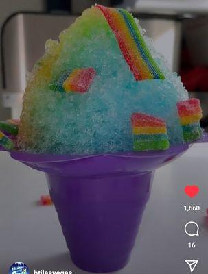 Shaved Ice with candy