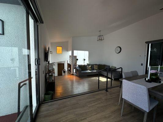 The interior of one of the recovery homes.