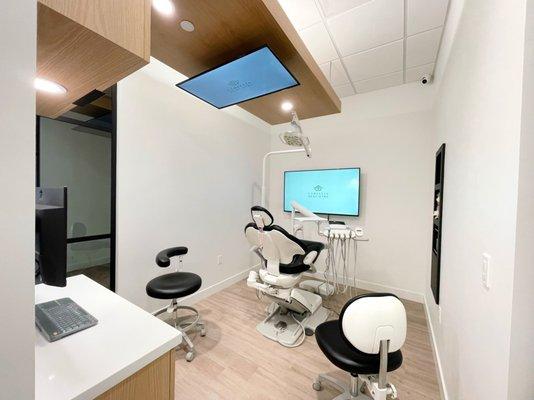 One of our operatories where we do cleanings, fillings, and etc.