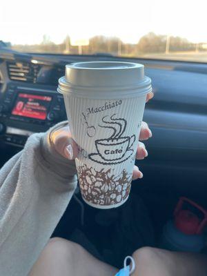 16 oz vanilla latte