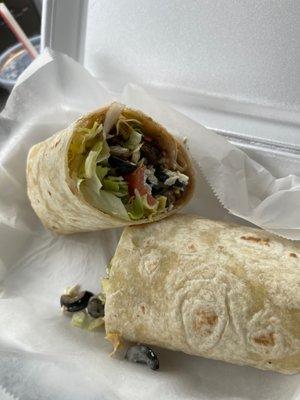 $15 dollars for a bland wrap